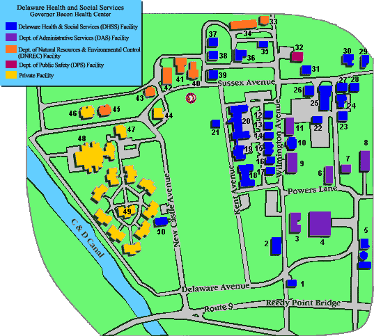 DHSS Campus Map