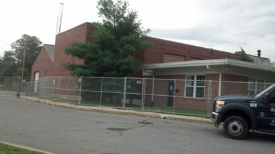 Washington Street Water Treatment Plant, pre-demolition.