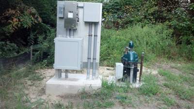 Well number 2 with controls.