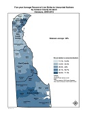 Map: Births to Unmarried Mothers 08-12
