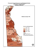 Map: Low birthweight births 09-13