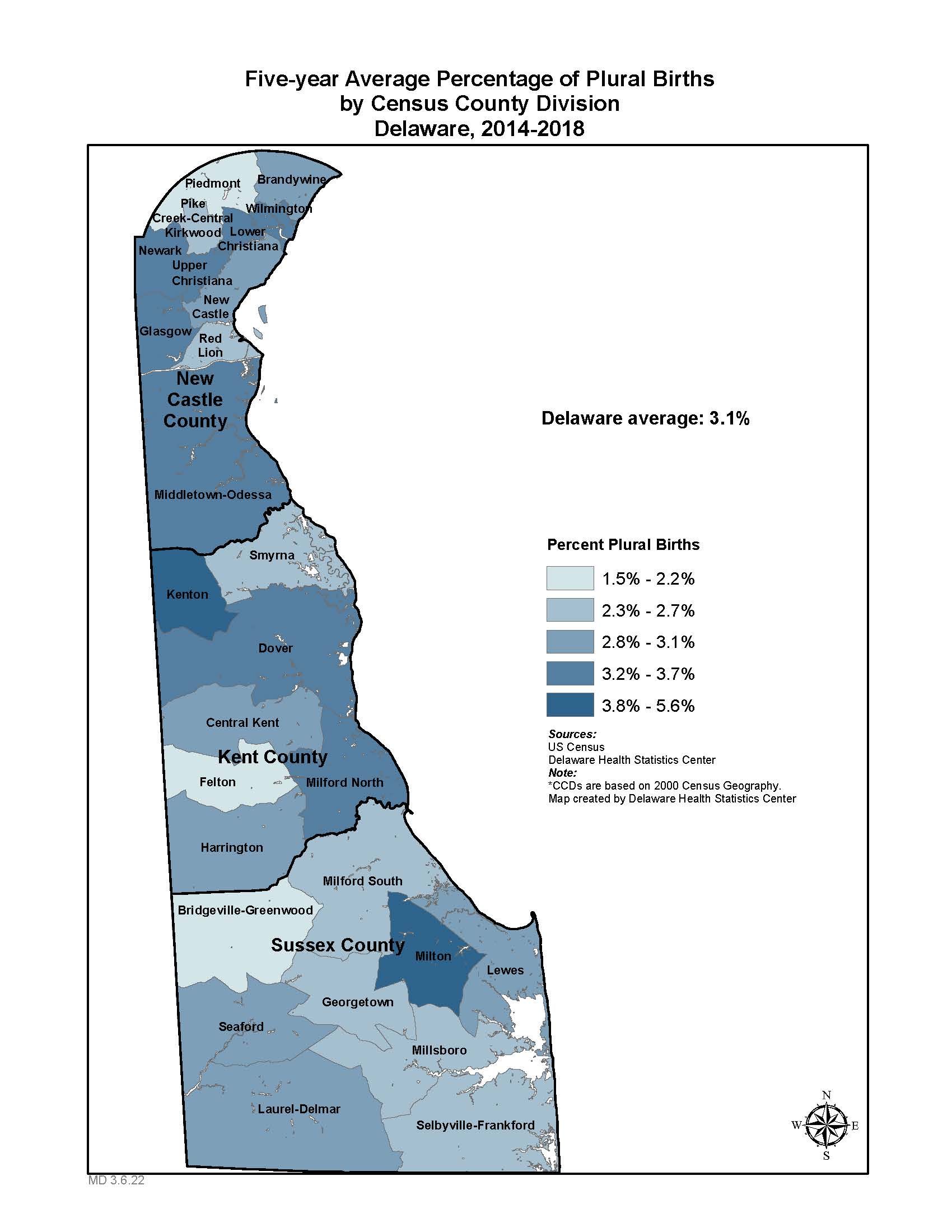 Map: Plural Births 14-18