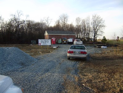 The area of the newly installed back-upwell.