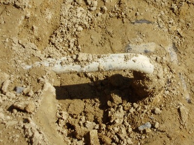 Lead gooseneck to be replaced.