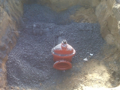 Main replacement on Oak Road.