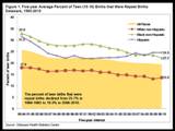 Image: Linked to the pdf version of the Repeat Teen Birthsin DE statsheet