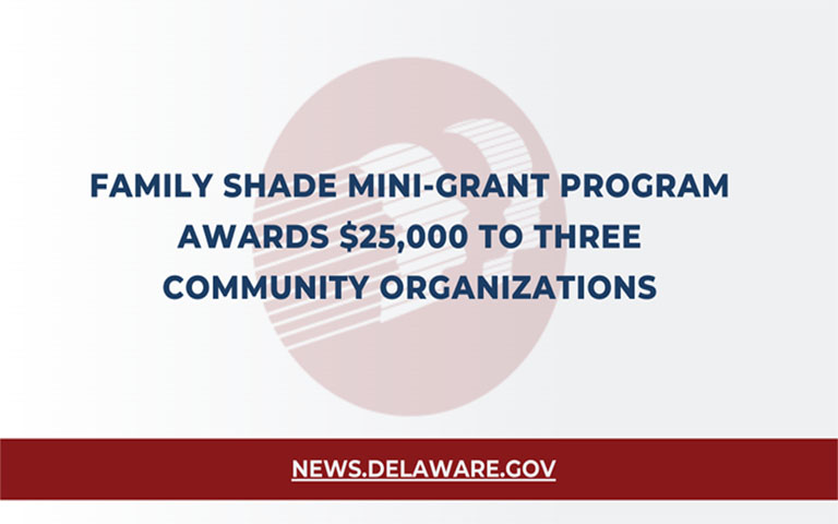Family Shade Mini-Grant Program Awards $25,000 To Three Community Organizations