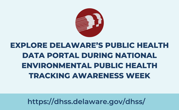 Explore Delaware’s Public Health Data Portal During National Environmental Public Health Tracking Awareness Week (July 8 – 12, 2024)